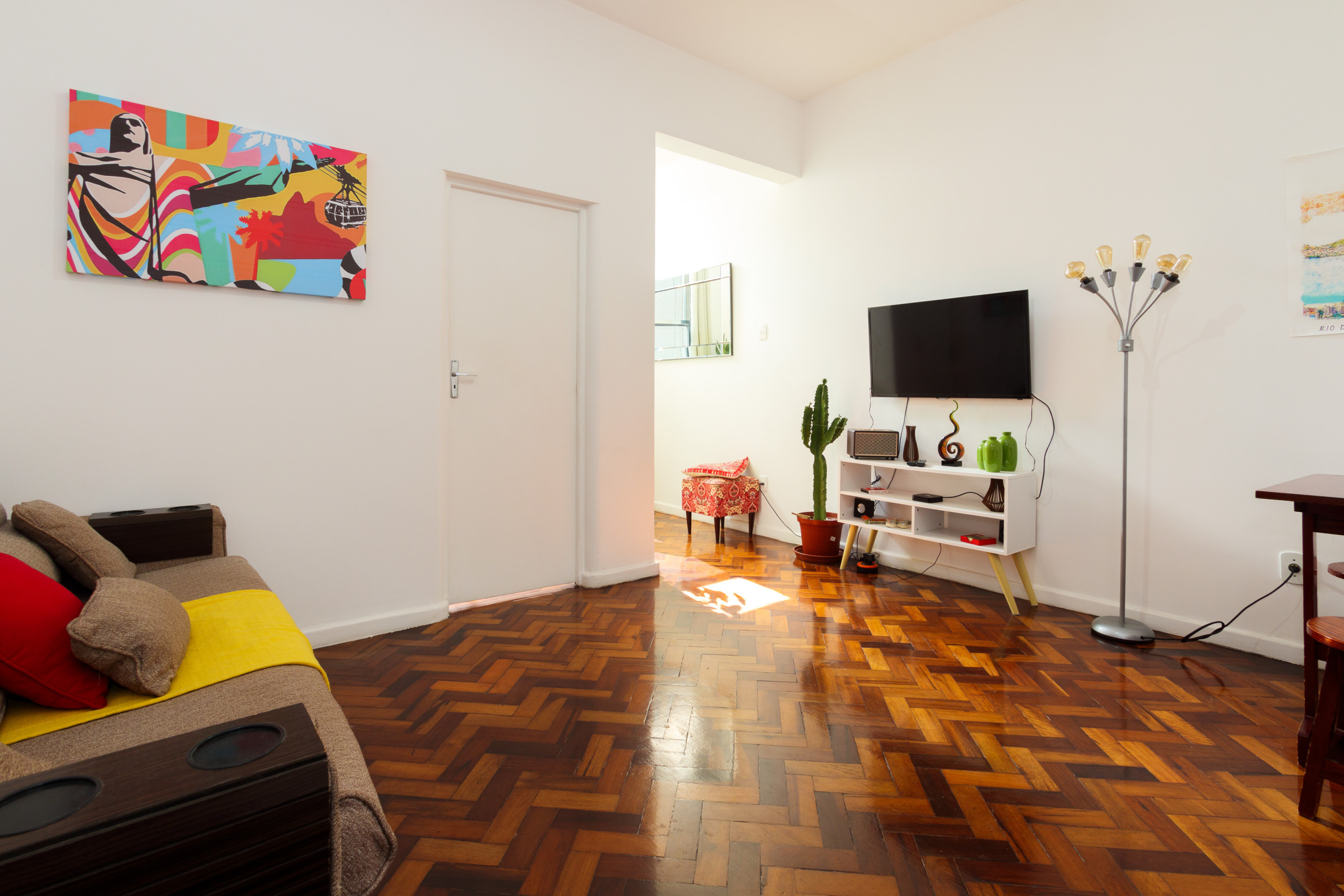Apartamento em Rio de Janeiro - NS604| quarto e sala á 400m da praia