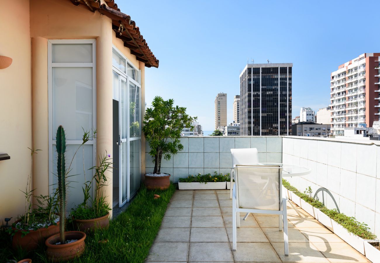Apartamento em Rio de Janeiro - Cobertura em Ipanema |Vista p/ o Cristo| MQC502 