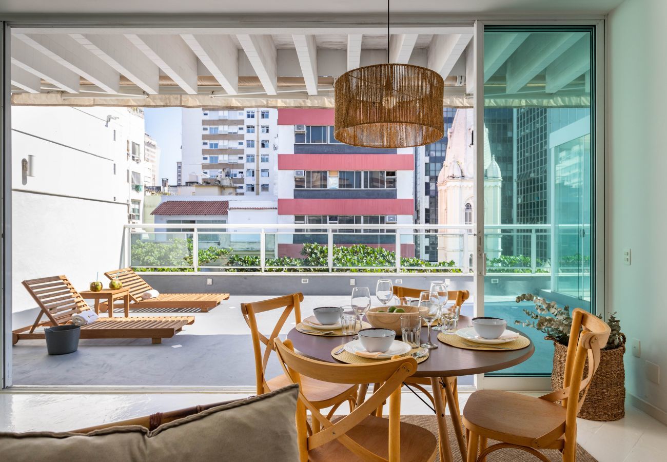 Apartamento em Rio de Janeiro - Cobertura a 3 minutos da praia de Ipanema | JAC1