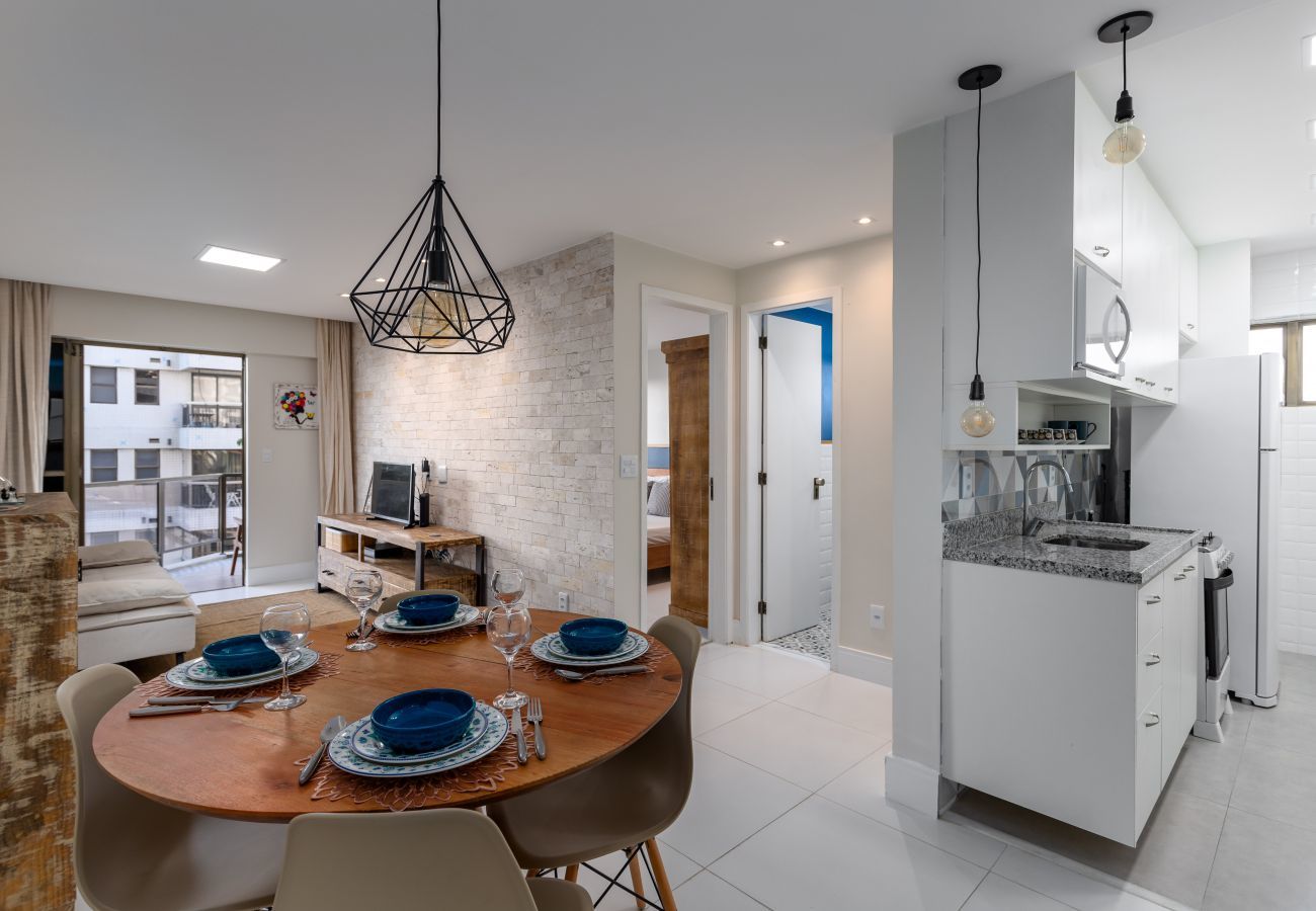 Apartamento em Rio de Janeiro - Fineza na Barra da Tijuca | Vista p/ praia | LC201