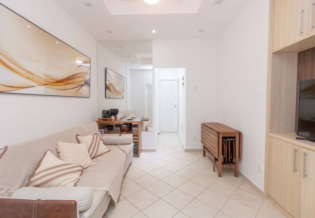 Apartamento em Rio de Janeiro - FER106| Quarto e Sala na famosa rua Dias Ferreira
