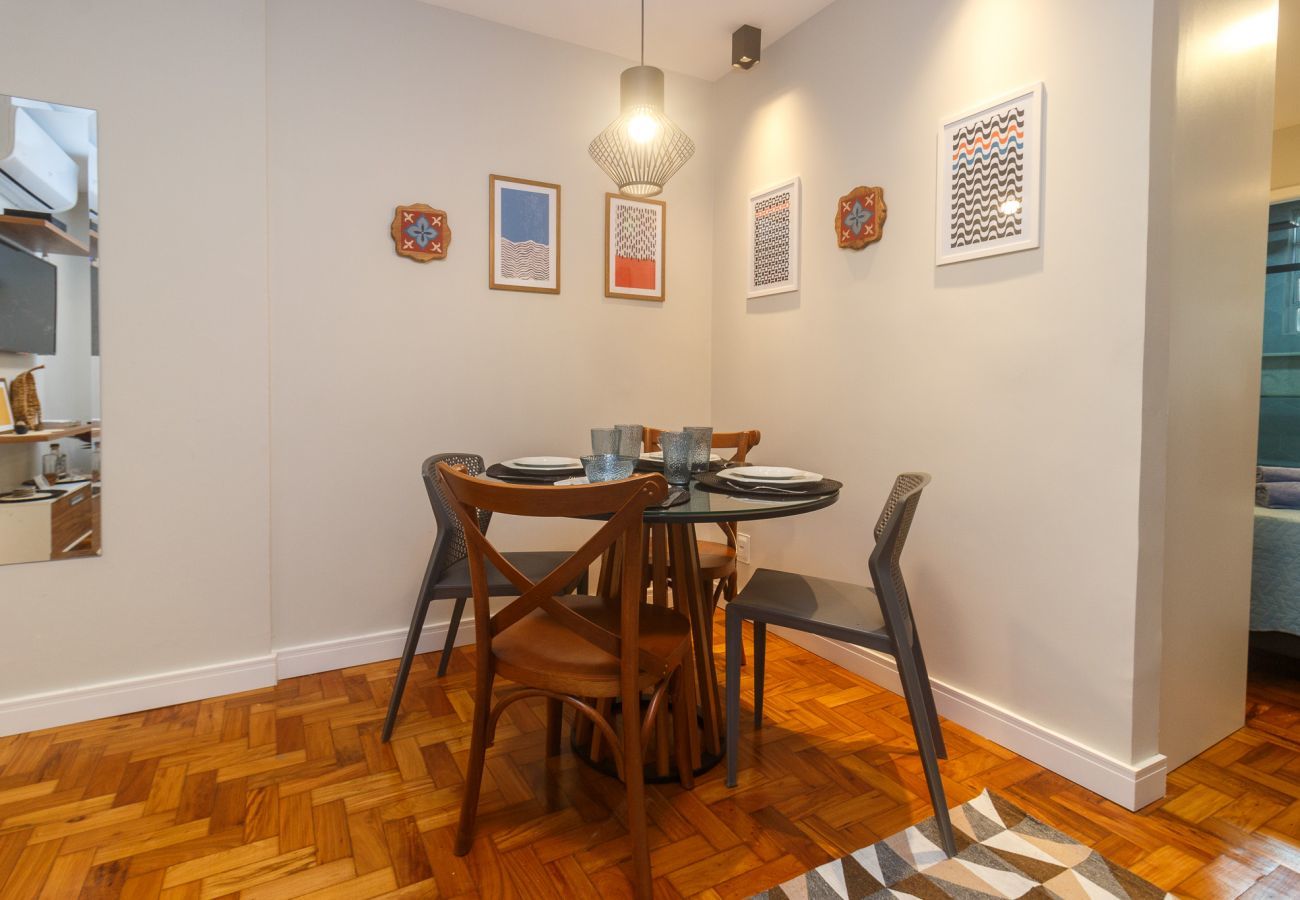 Apartamento em Rio de Janeiro - PRA201 Apartamento a cinco minutos da praia 