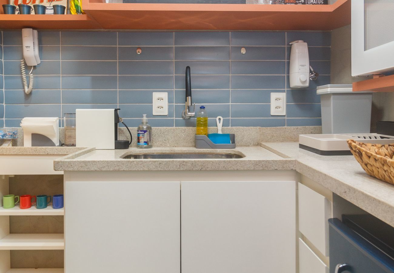 Apartamento em Rio de Janeiro - PRA201 Apartamento a cinco minutos da praia 