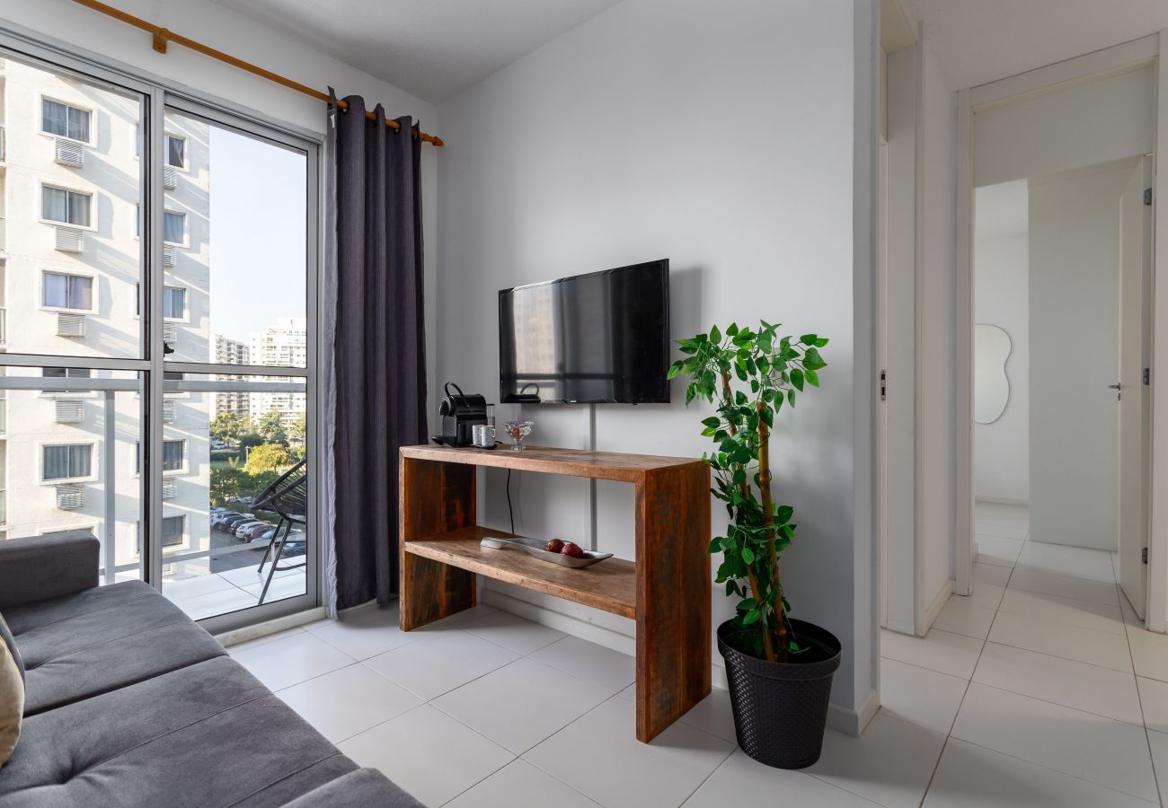Apartamento em Rio de Janeiro - Charme na Barra da Tijuca | Ótimo wifi | SA508