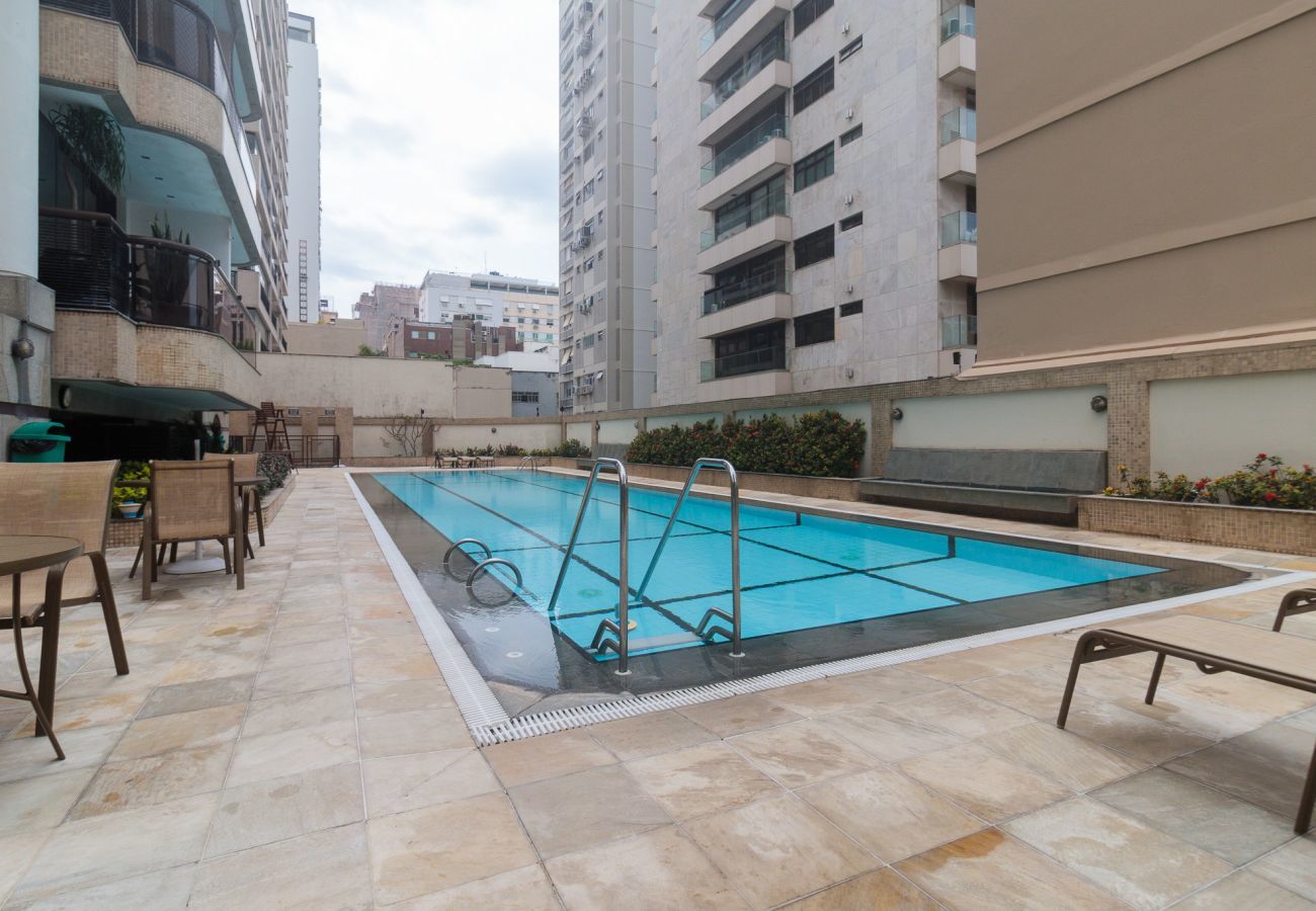 Apart-hotel em Rio de Janeiro - Pru1102 | Apart de luxo no melhor ponto de Ipanema