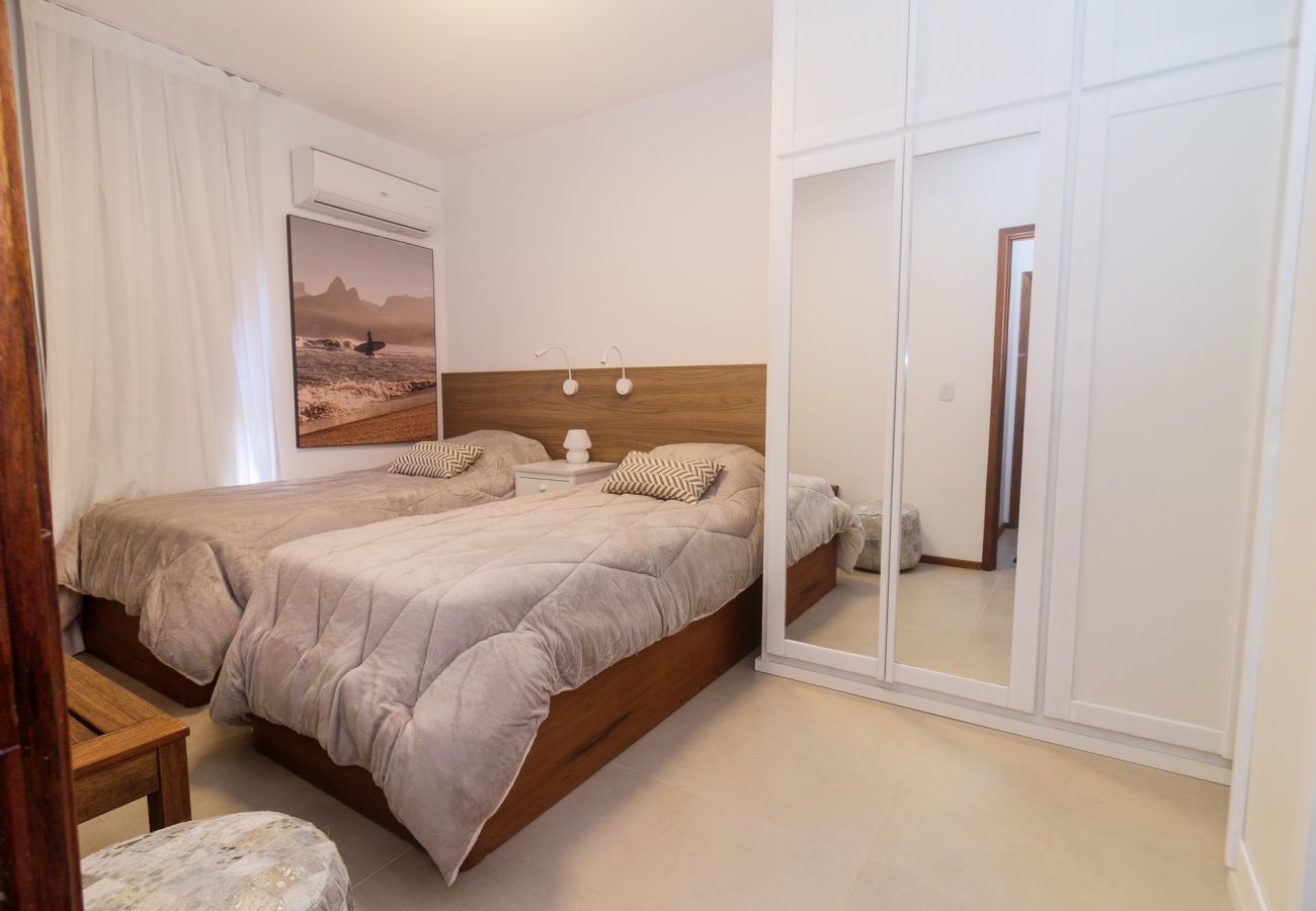 Apart-hotel em Rio de Janeiro - Lira602 | Leblon 2 qtos, vista Cristo e 2 Irmãos