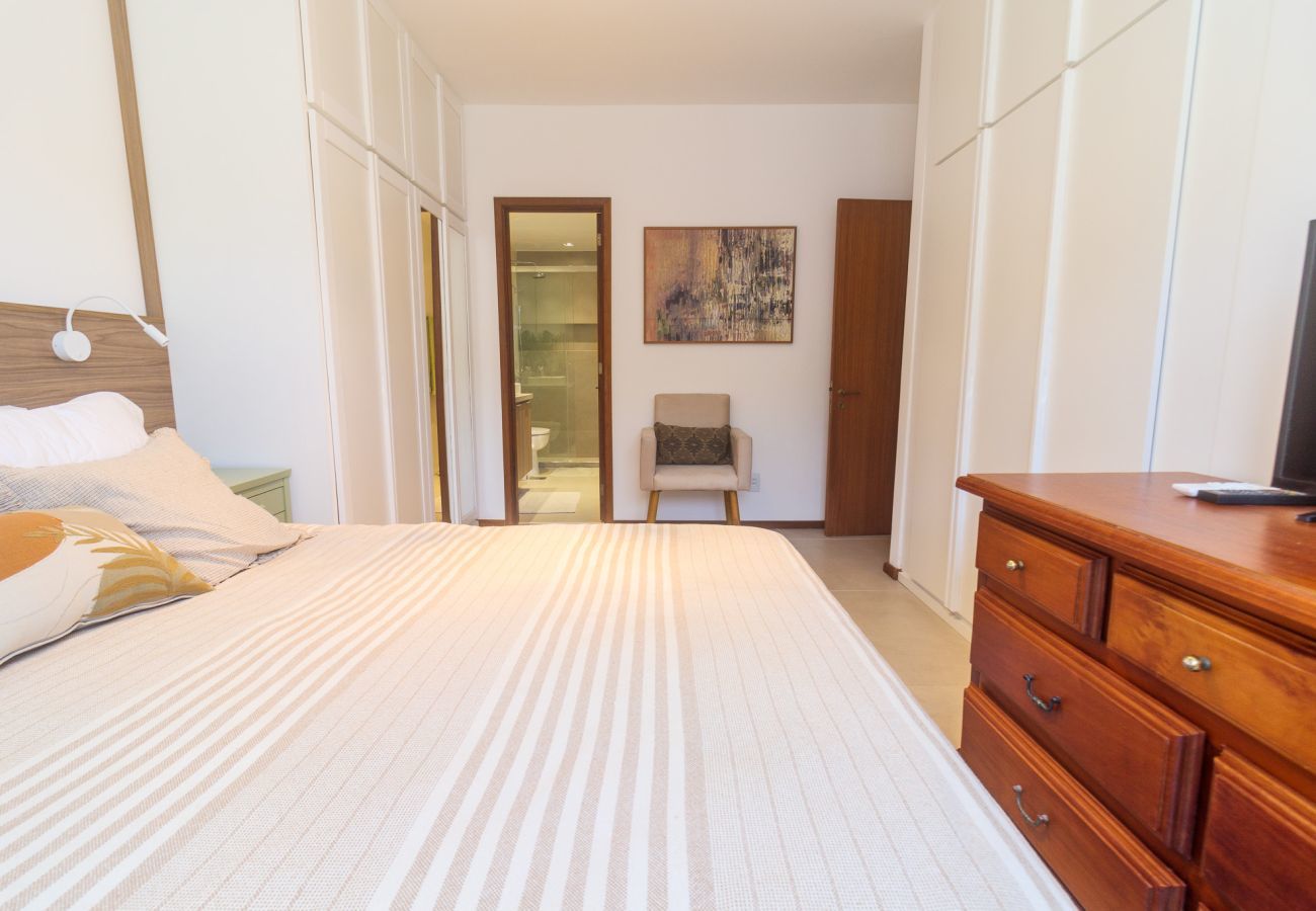 Apart-hotel em Rio de Janeiro - Lira602 | Leblon 2 qtos, vista Cristo e 2 Irmãos