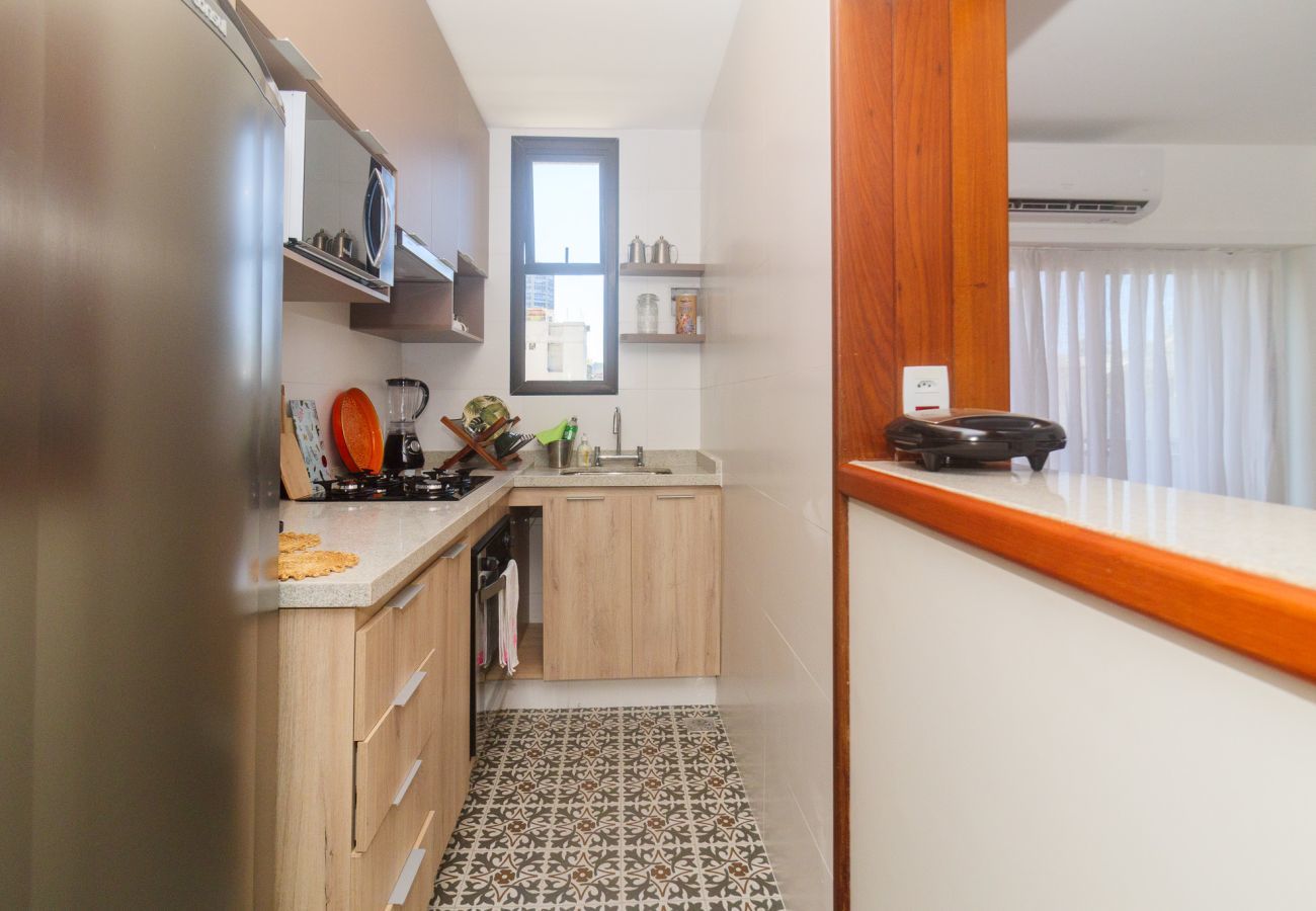 Apart-hotel em Rio de Janeiro - Lira602 | Leblon 2 qtos, vista Cristo e 2 Irmãos