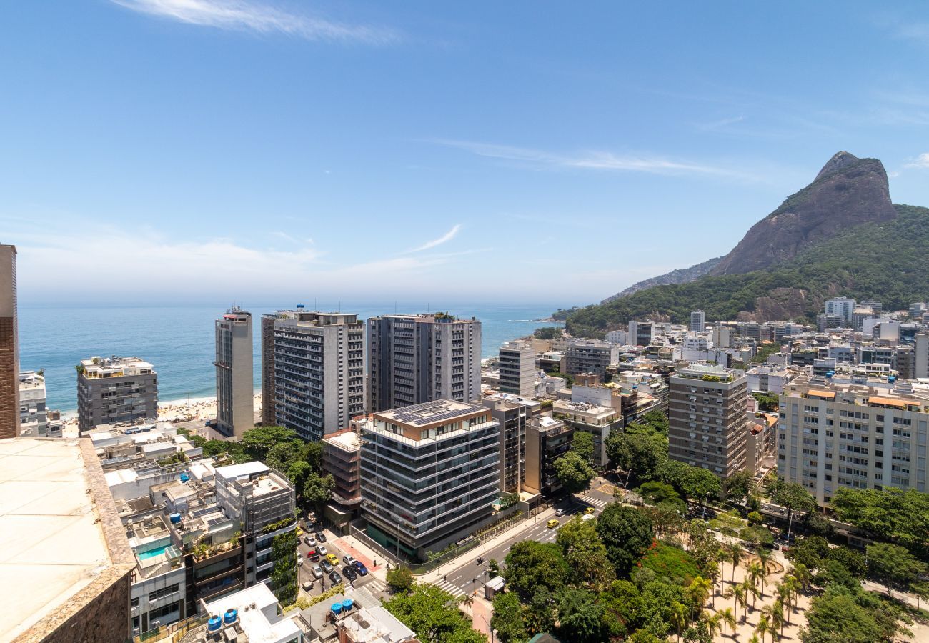 Apart-hotel em Rio de Janeiro - Lira602 | Leblon 2 qtos, vista Cristo e 2 Irmãos