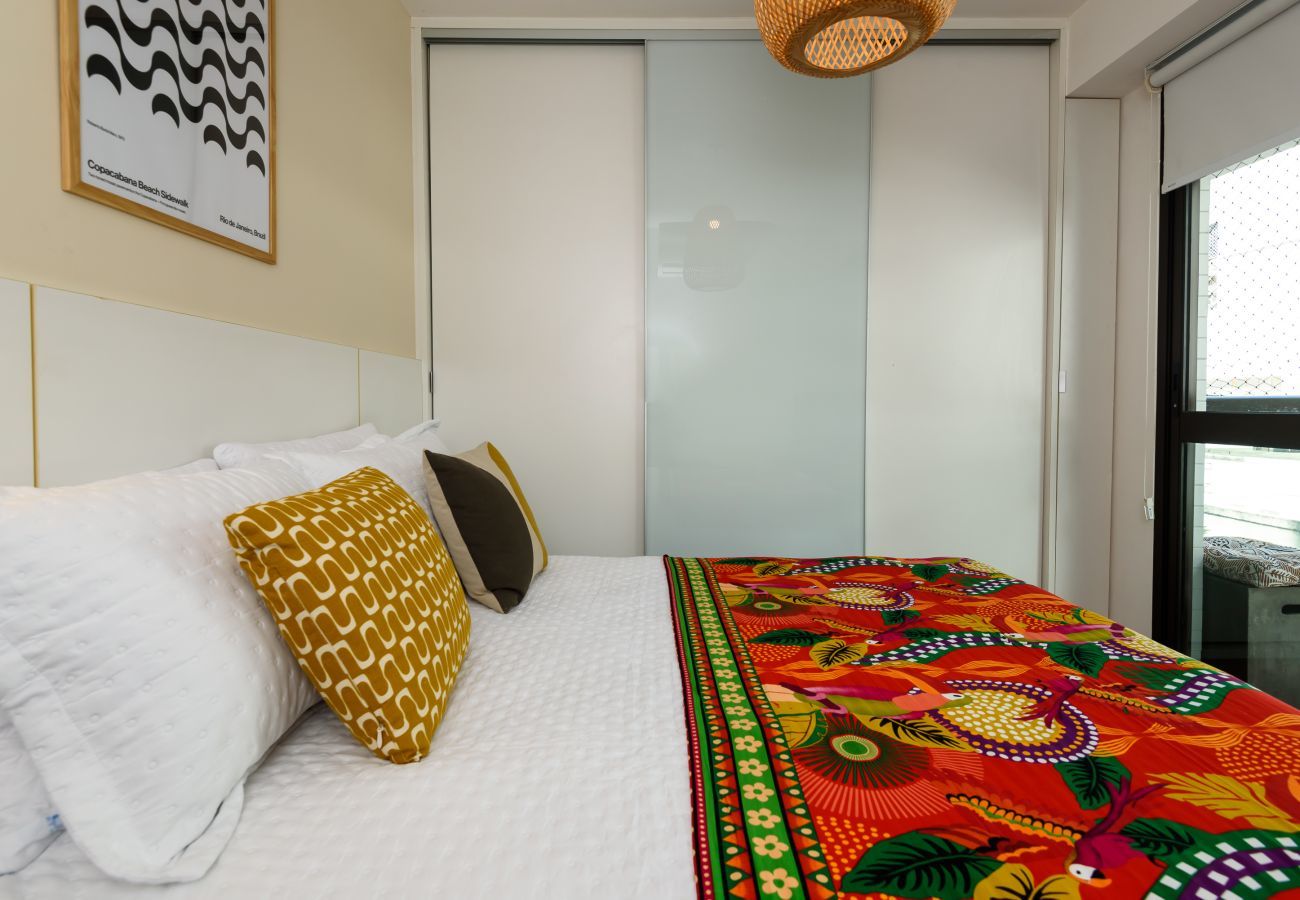 Apart-hotel em Rio de Janeiro - Jon104| 2 quartos em Ipanema a 5 minutos da praia