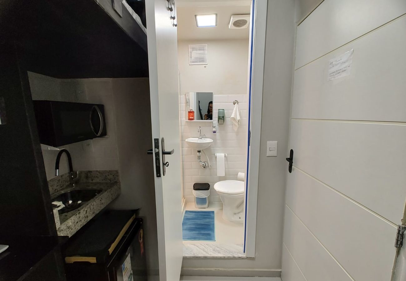 Estúdio em Rio de Janeiro - Hum202D|studio 10 m² no Leblon a 5 min da praia 