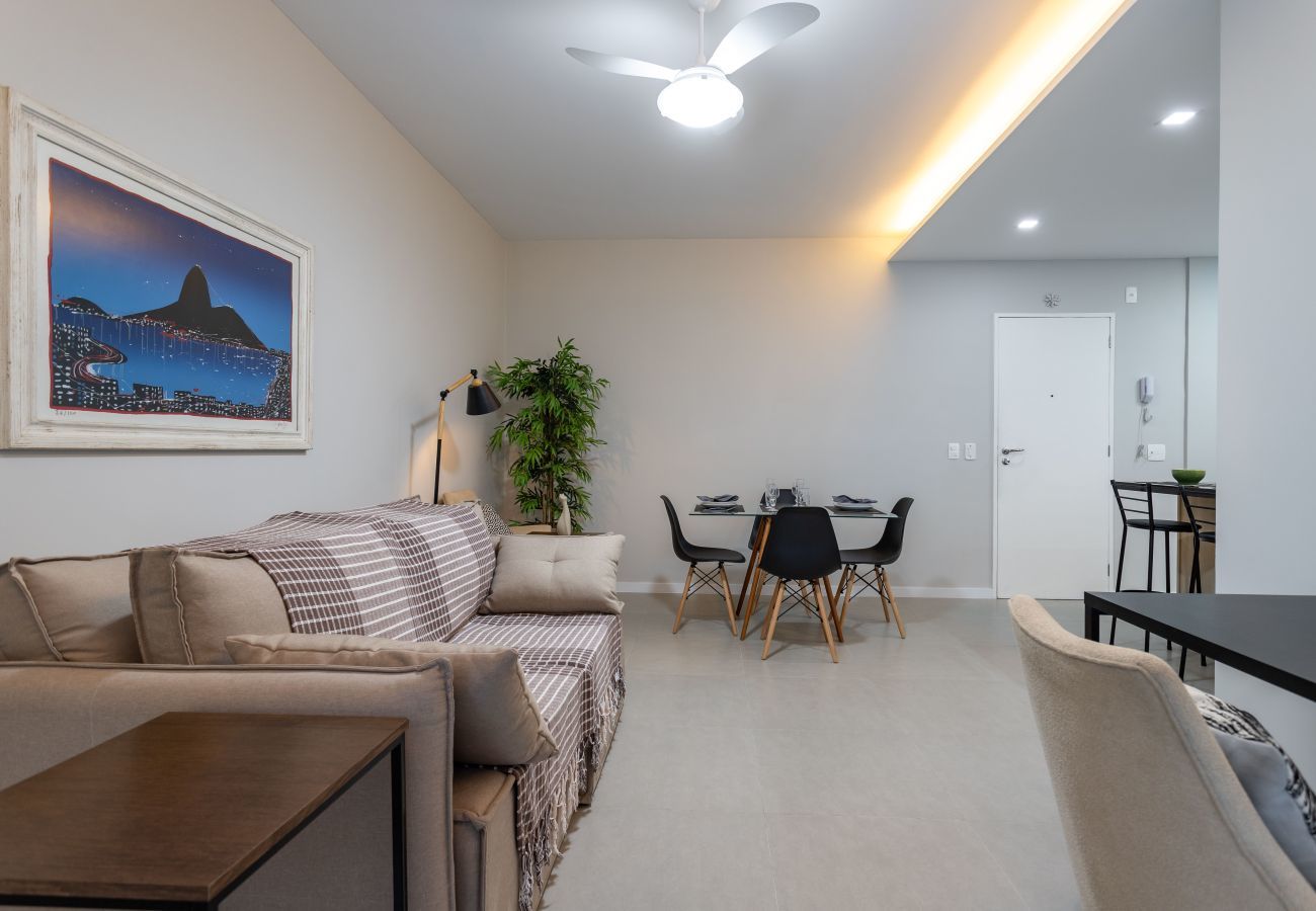 Apartamento em Rio de Janeiro - 9 minutos da praia de Botafogo | MRF1307
