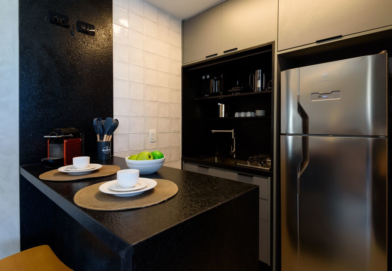 Apart-hotel em Rio de Janeiro - Luc527 | Flat vista mar e Pedra da Gávea