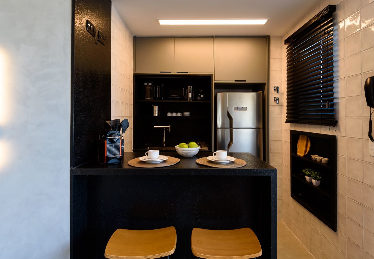 Apart-hotel em Rio de Janeiro - Luc527 | Flat vista mar e Pedra da Gávea