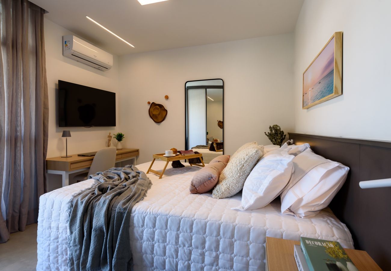 Apart-hotel em Rio de Janeiro - Luc527 | Flat vista mar e Pedra da Gávea