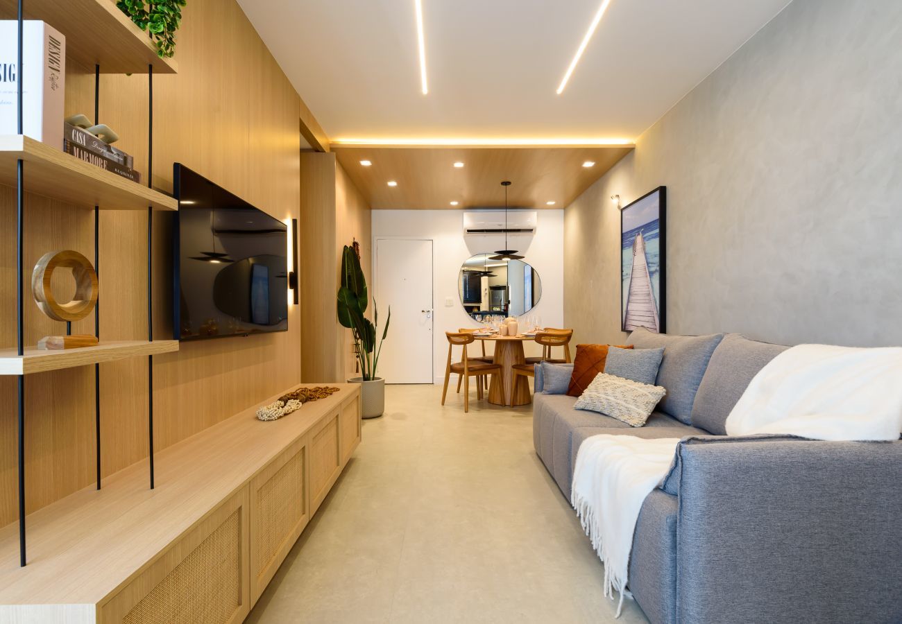 Apart-hotel em Rio de Janeiro - Luc527 | Flat vista mar e Pedra da Gávea