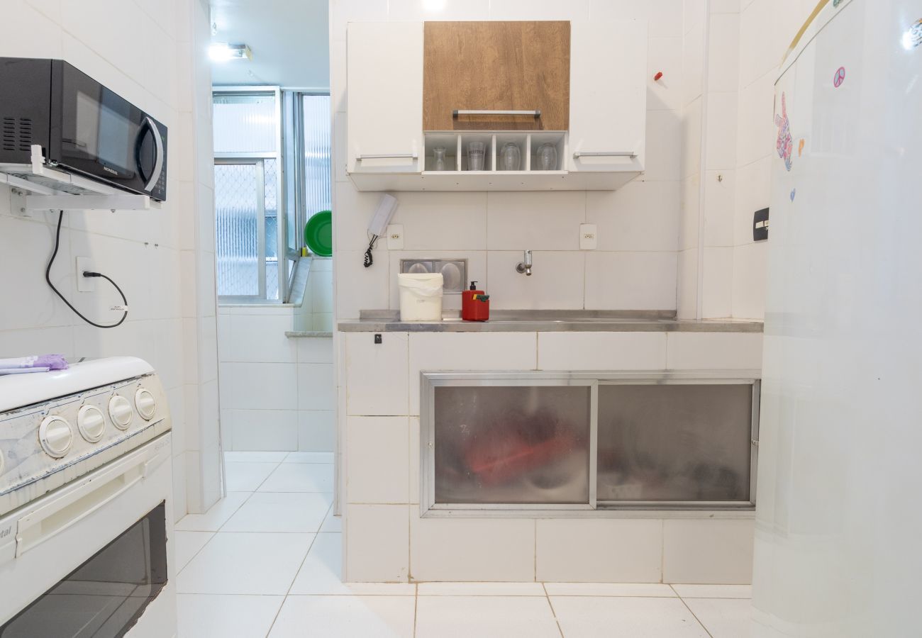 Apartamento em Rio de Janeiro - Sam403|2 quartos no Leme a 2 minutos a pé da praia