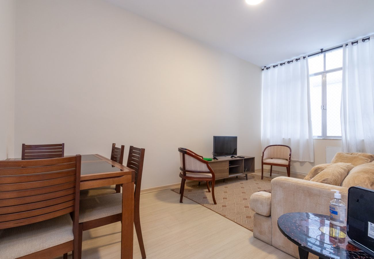 Apartamento em Rio de Janeiro - Sam403|2 quartos no Leme a 2 minutos a pé da praia