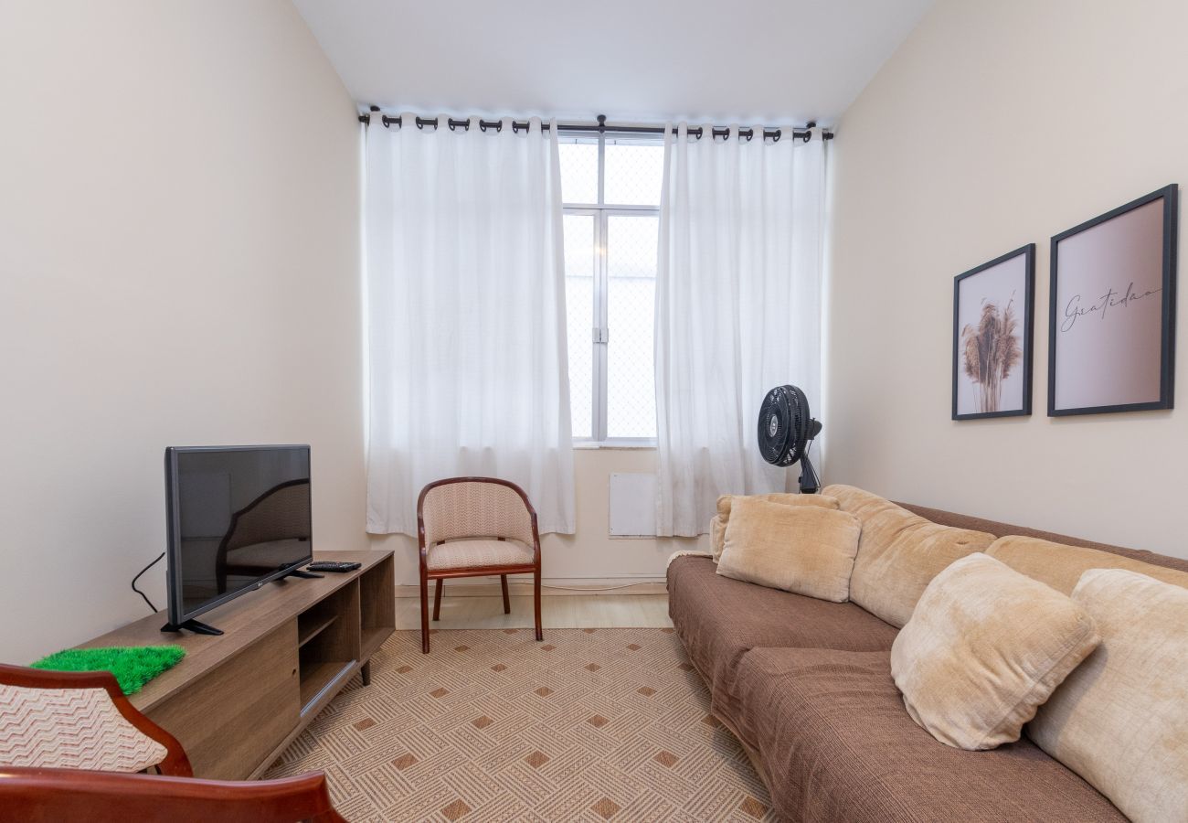 Apartamento em Rio de Janeiro - Sam403|2 quartos no Leme a 2 minutos a pé da praia