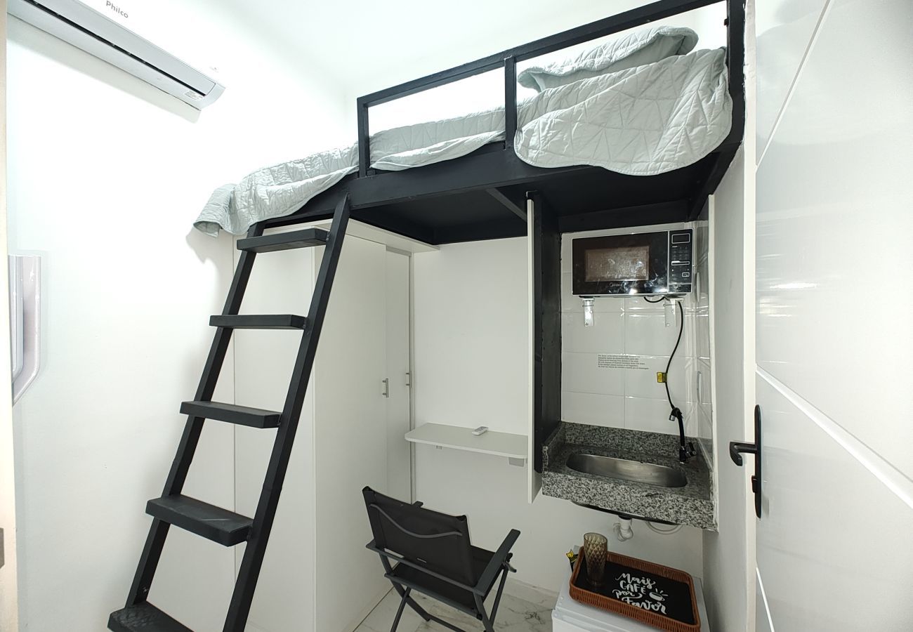 Estúdio em Rio de Janeiro - Hum302D|studio 10 m² no Leblon a 5 min da praia 