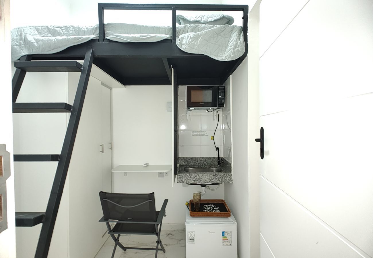 Estúdio em Rio de Janeiro - Hum302D|studio 10 m² no Leblon a 5 min da praia 