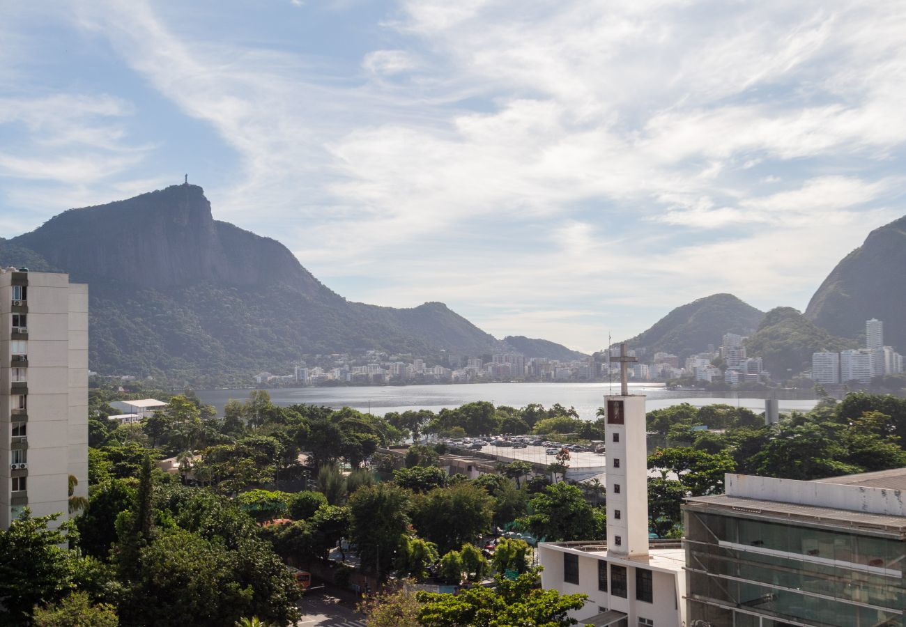 Apartamento em Rio de Janeiro - Alm804|3 quartos no Leblon, linda vista pro Cristo