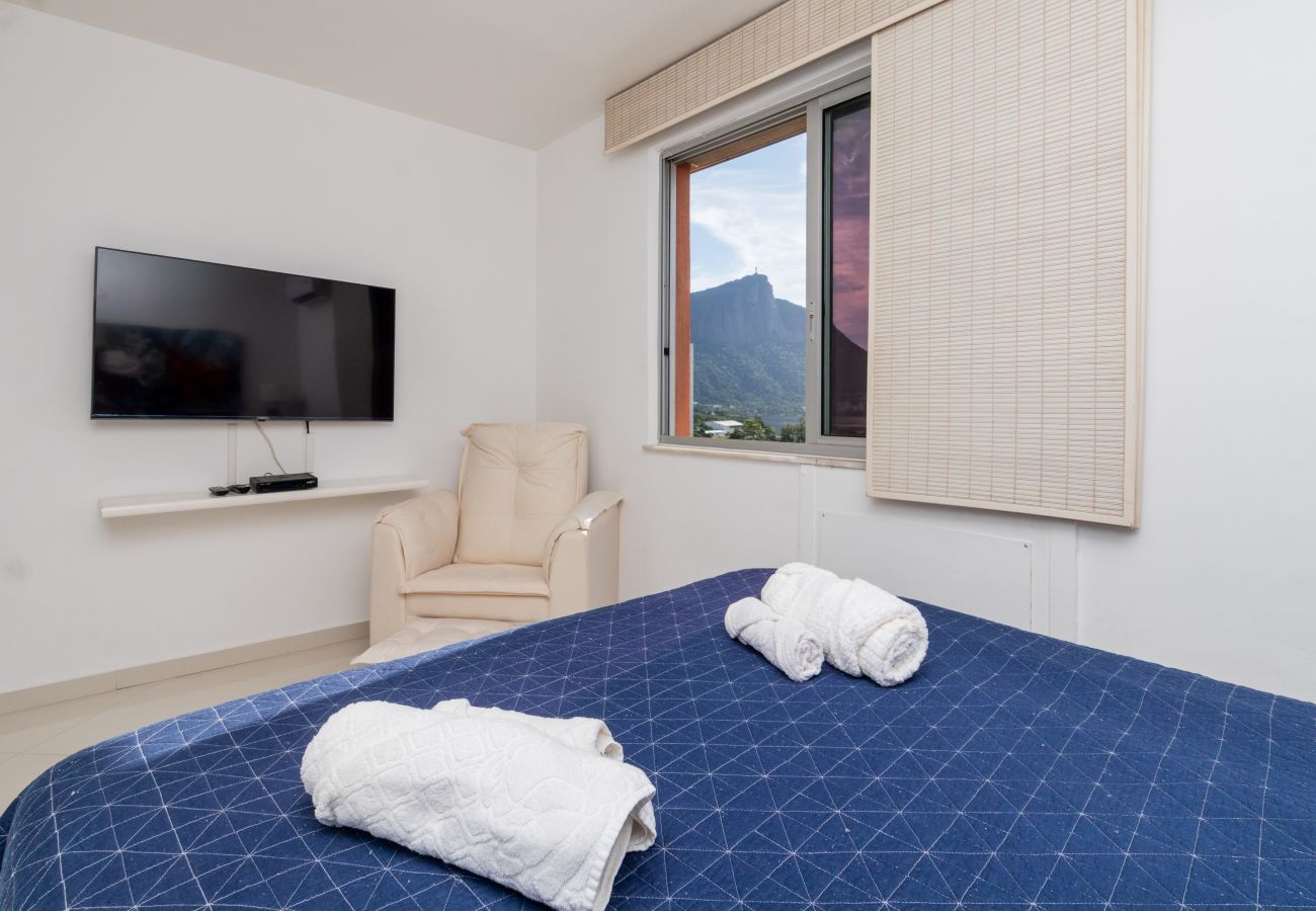 Apartamento em Rio de Janeiro - Alm804|3 quartos no Leblon, linda vista pro Cristo
