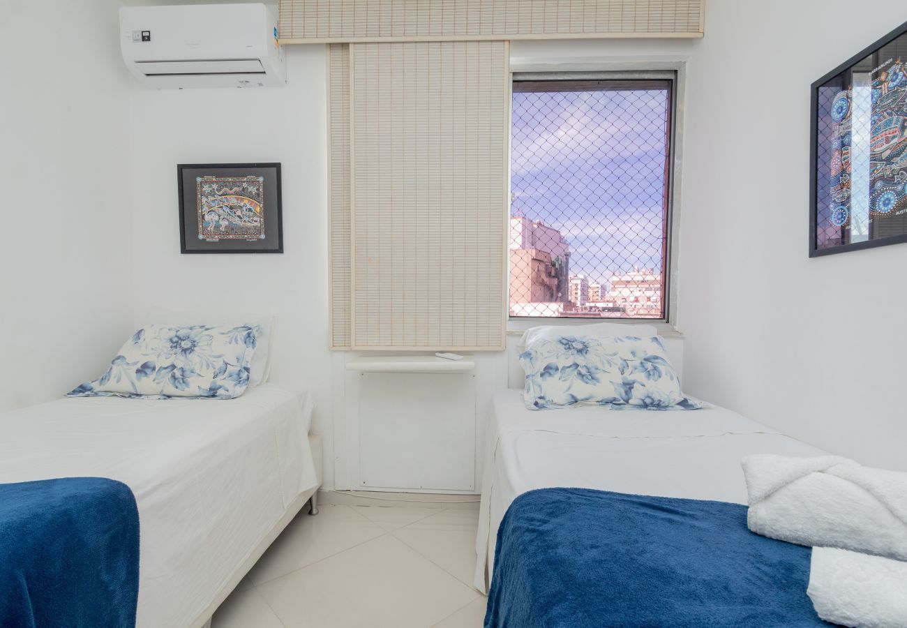 Apartamento em Rio de Janeiro - Alm804|3 quartos no Leblon, linda vista pro Cristo