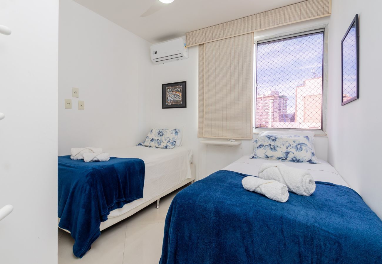 Apartamento em Rio de Janeiro - Alm804|3 quartos no Leblon, linda vista pro Cristo