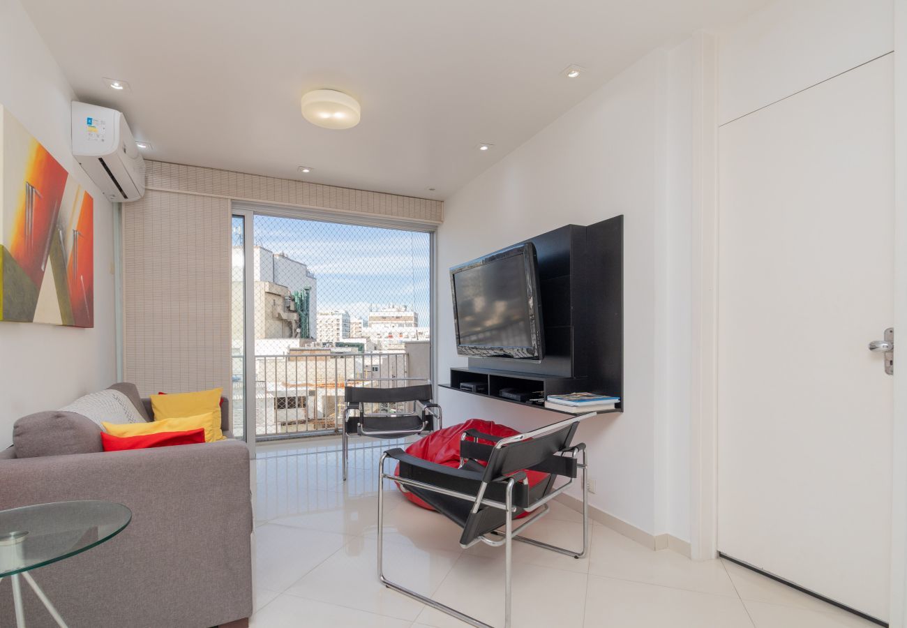 Apartamento em Rio de Janeiro - Alm804|3 quartos no Leblon, linda vista pro Cristo