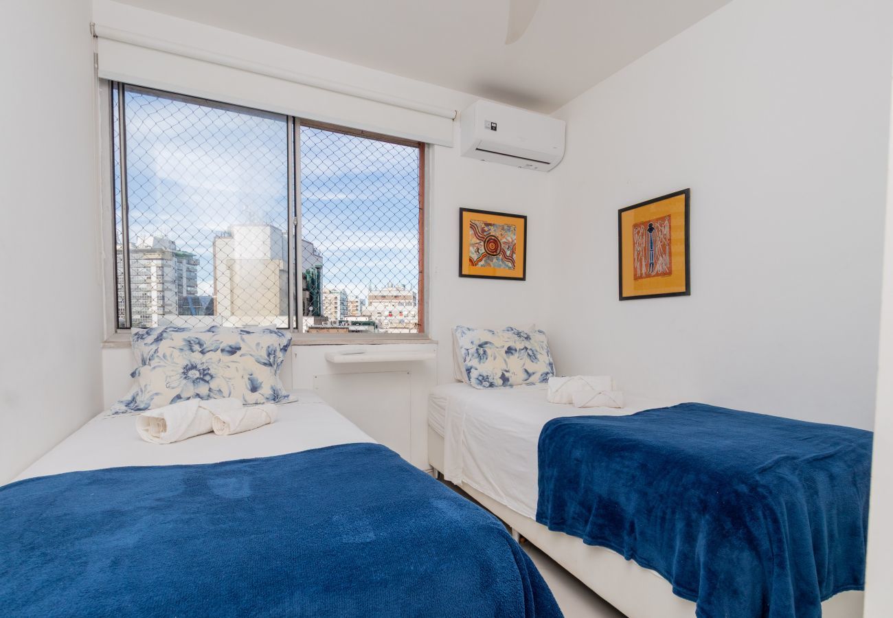 Apartamento em Rio de Janeiro - Alm804|3 quartos no Leblon, linda vista pro Cristo