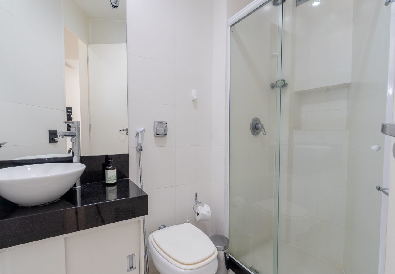Apartamento em Rio de Janeiro - Alm804|3 quartos no Leblon, linda vista pro Cristo