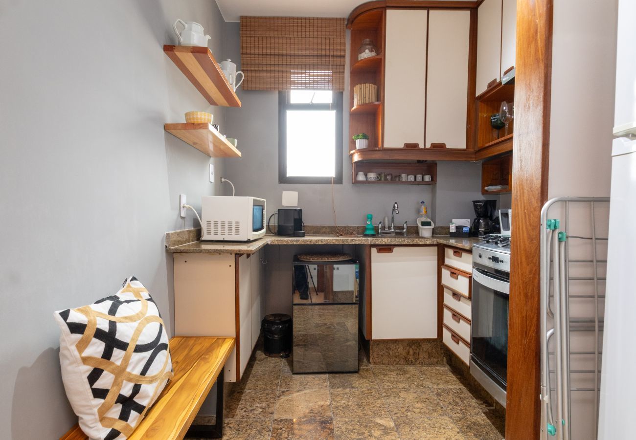 Apart-hotel em Rio de Janeiro - Lira1704|Flat no Leblon c/piscina a 2 min da praia