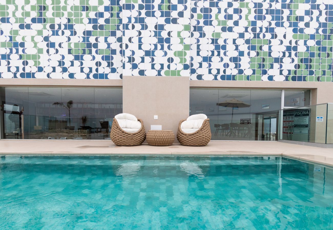 Apart-hotel em Rio de Janeiro - Lira1704|Flat no Leblon c/piscina a 2 min da praia