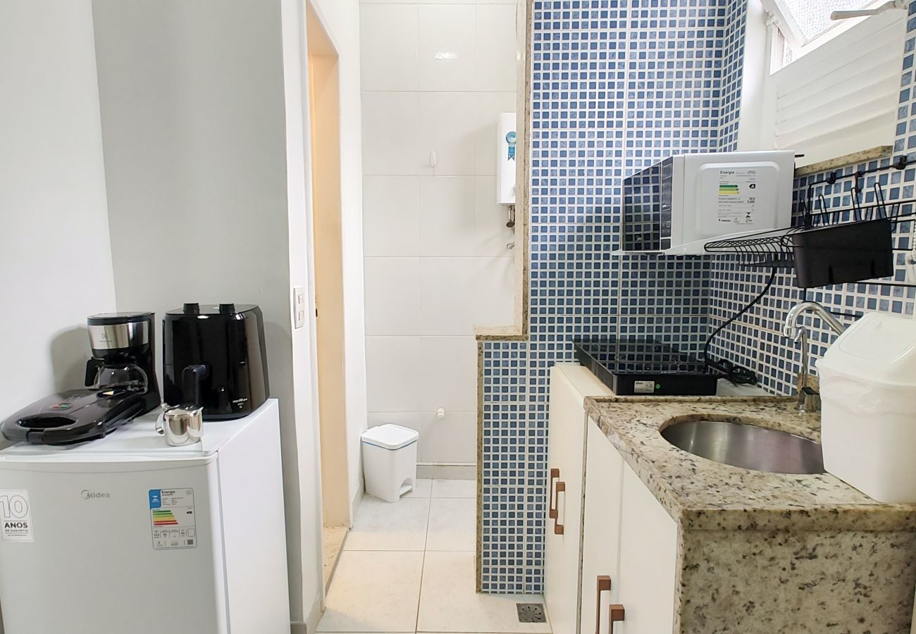 Apartamento em Rio de Janeiro - Góis 403|Charmoso studio no Leblon para 4 pessoas