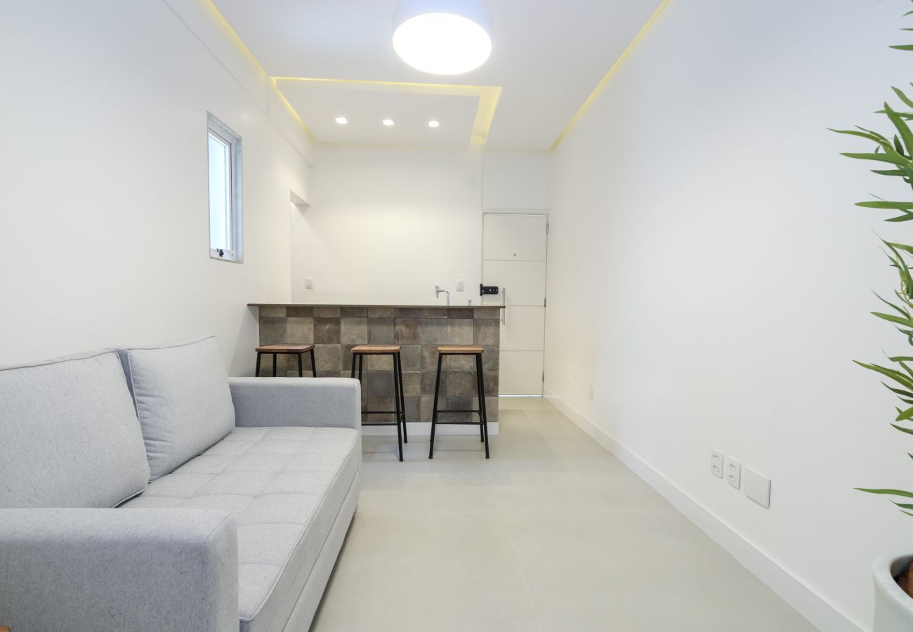 Apartment in Rio de Janeiro - Urquiza 316| Quarto e sala no Leblon