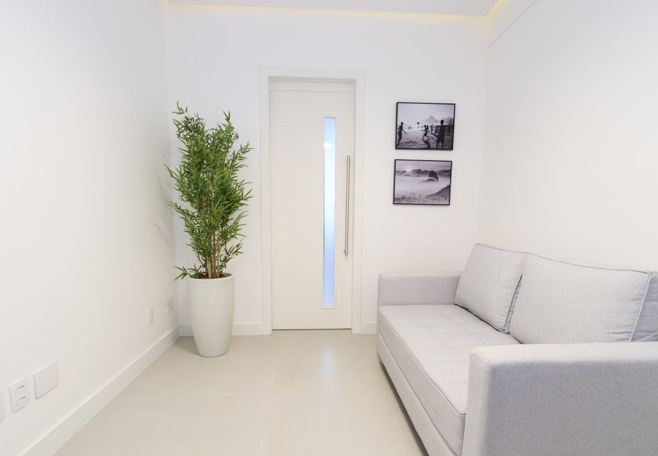 Apartment in Rio de Janeiro - Urquiza 316| Quarto e sala no Leblon