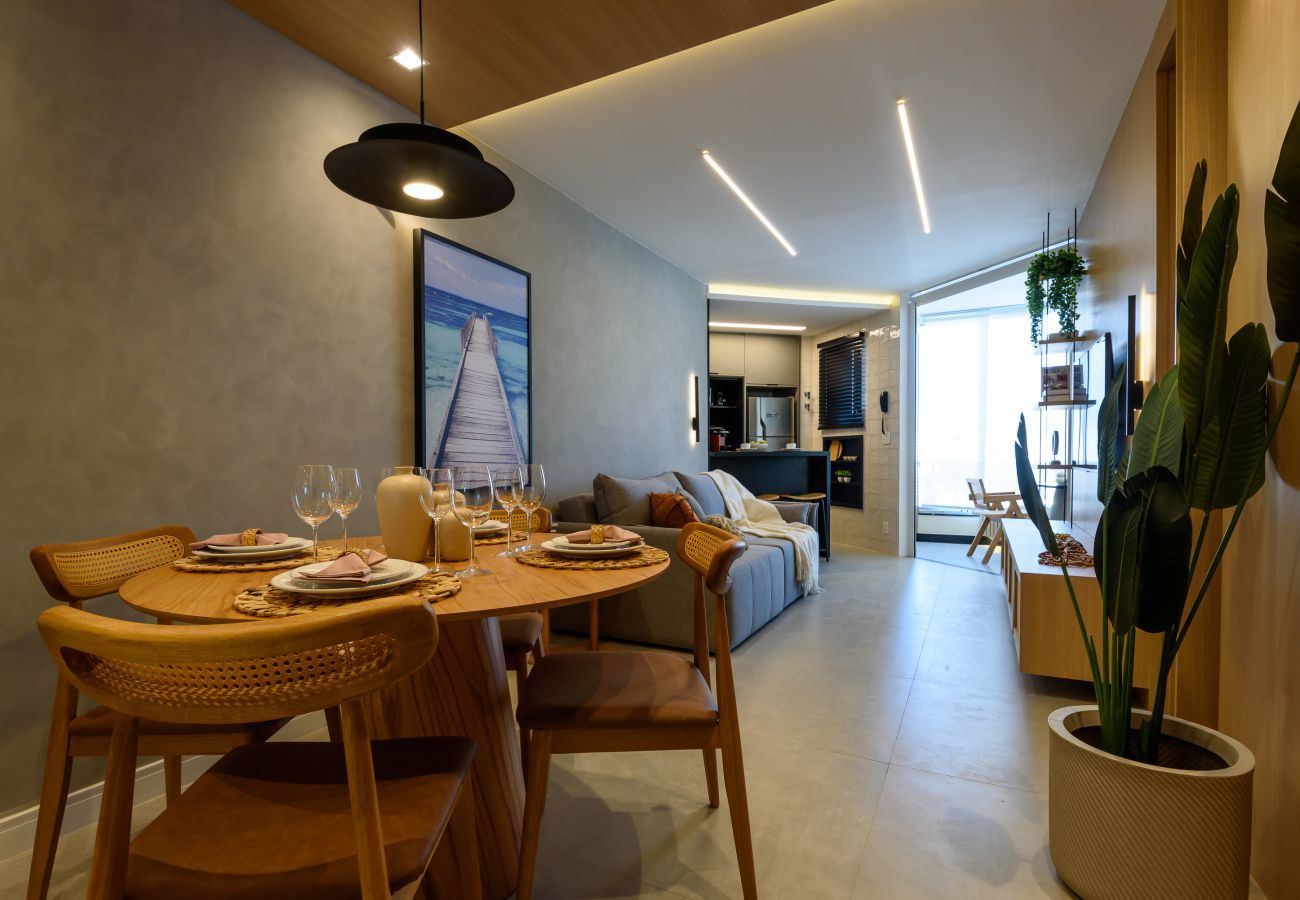 Apartahotel en Rio de Janeiro - Luc527 | Piso con vistas al mar y Pedra da Gávea