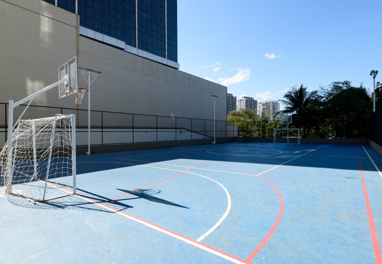Apartahotel en Rio de Janeiro - Luc527 | Piso con vistas al mar y Pedra da Gávea