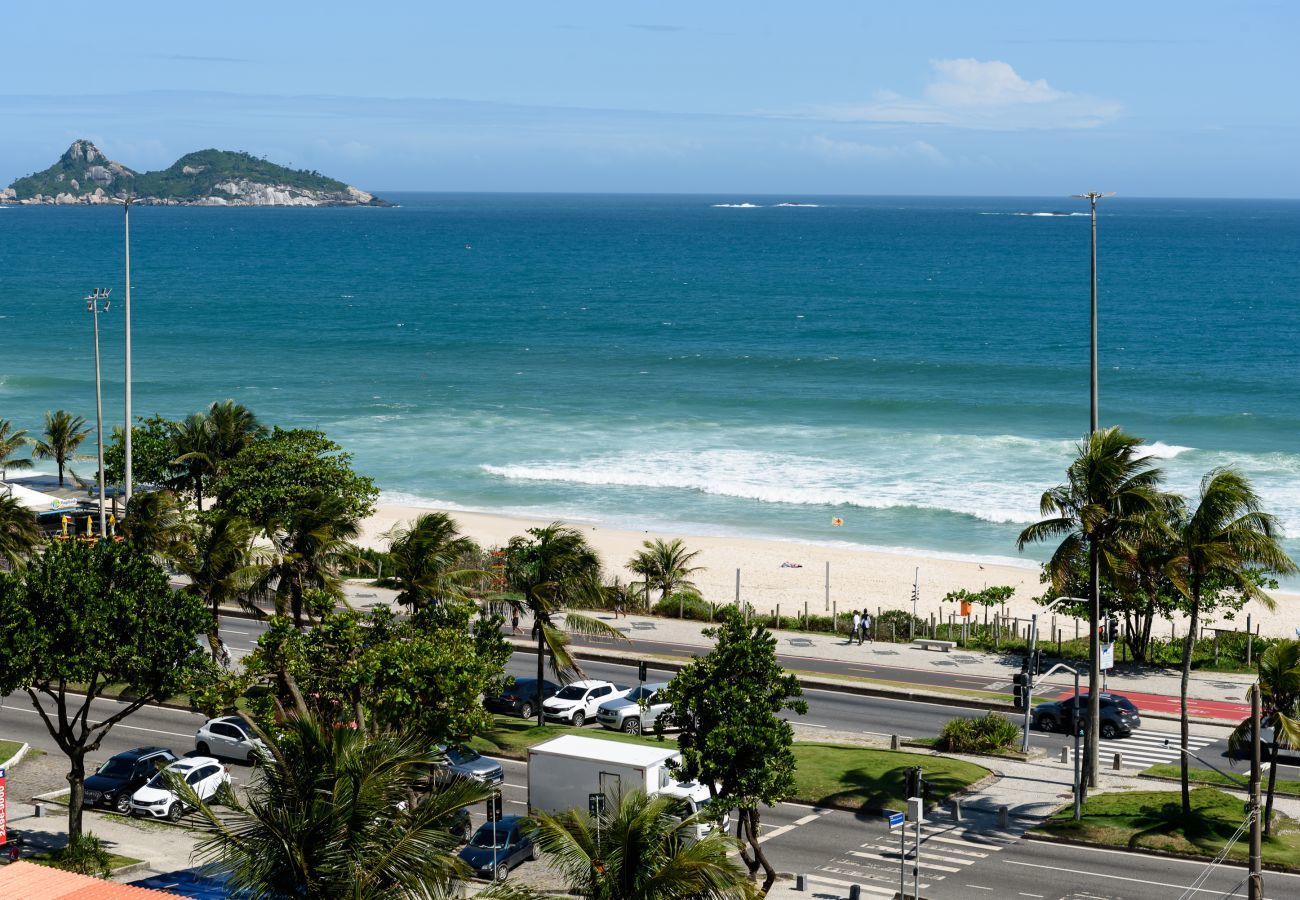 Apartahotel en Rio de Janeiro - Luc527 | Piso con vistas al mar y Pedra da Gávea
