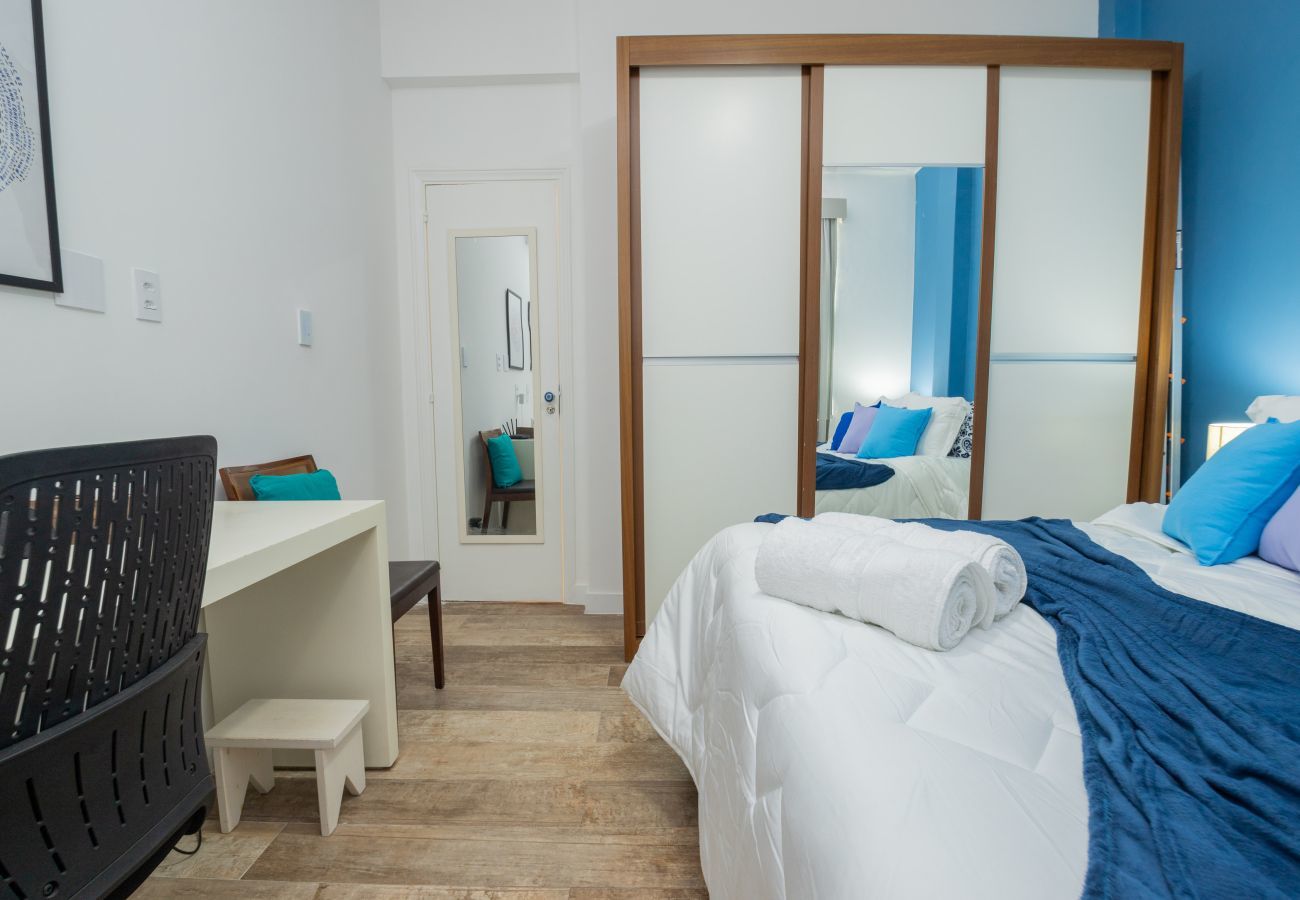 Apartamento en Rio de Janeiro - Jul1003|Bello dorm en Copacabana 5 min del Posto 6