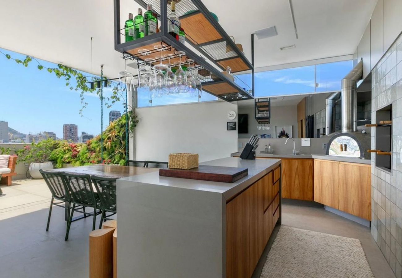 Apartamento en Rio de Janeiro - Fer702|Ático c/pileta,la callemás trendy de Leblon