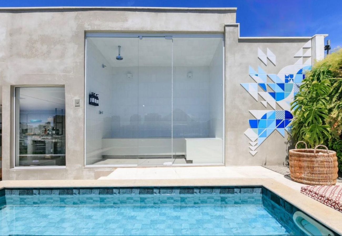 Apartamento en Rio de Janeiro - Fer702|Ático c/pileta,la callemás trendy de Leblon