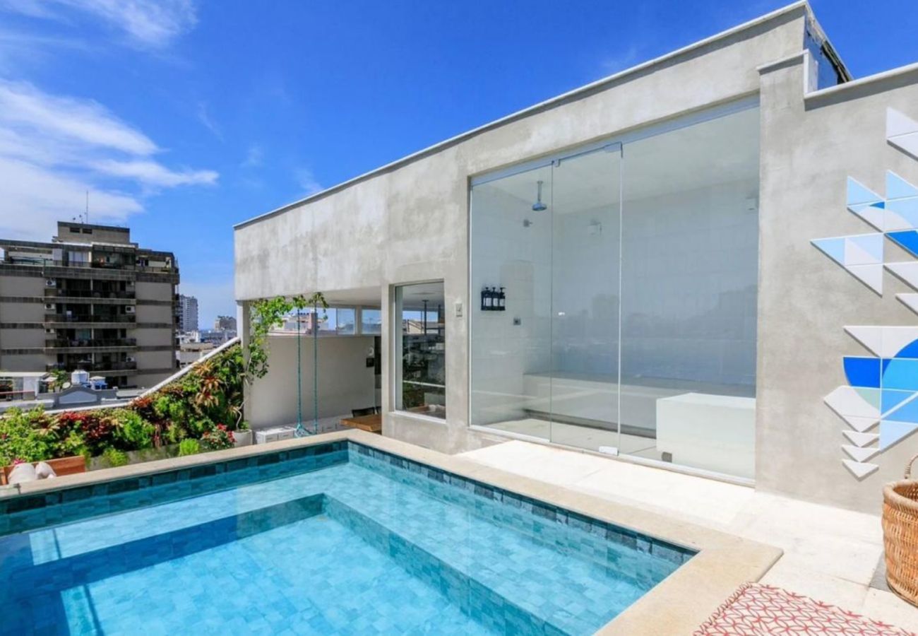 Apartamento en Rio de Janeiro - Fer702|Ático c/pileta,la callemás trendy de Leblon