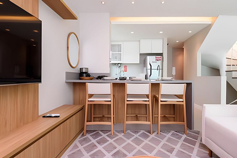 Albq302 | Ático de 3 plantas en Leblon con piscina