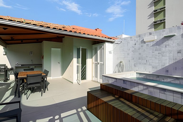 Albq302| 3-unit penthouse in Leblon with pool