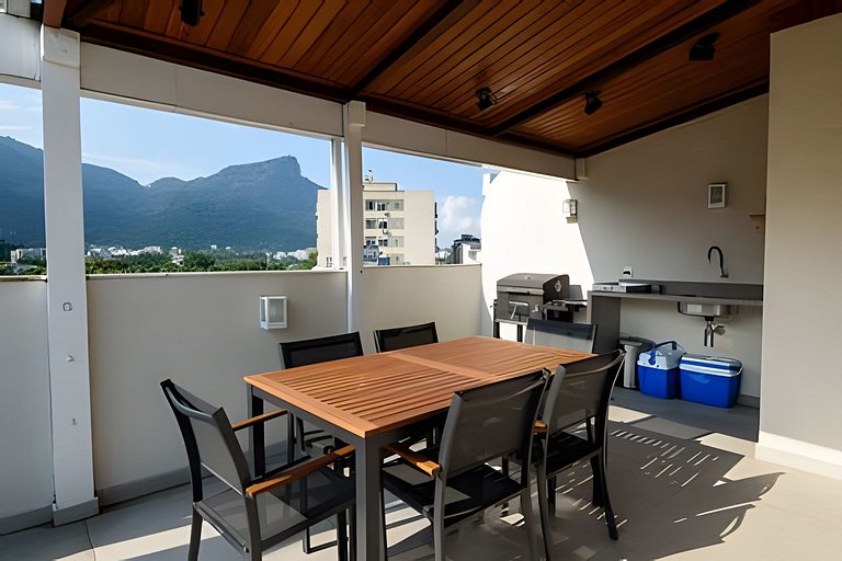 Albq302 | Triplex no Leblon com piscina e vista