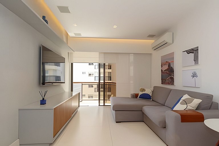 Prud803 | Apartamento a 1 min da praia de Ipanema