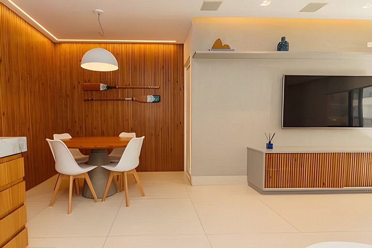 Prud803 | Apartamento a 1 min da praia de Ipanema