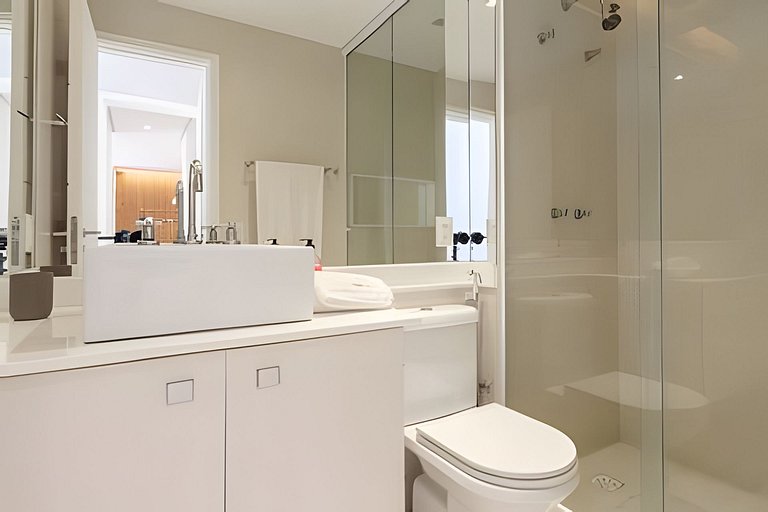 Prud803 | Apartamento a 1 min da praia de Ipanema